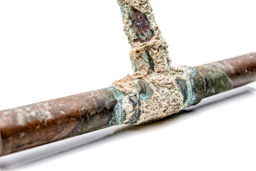 Corroded Copper Pipe - 1