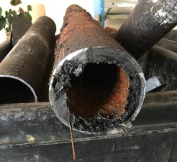 clogged drain pipes